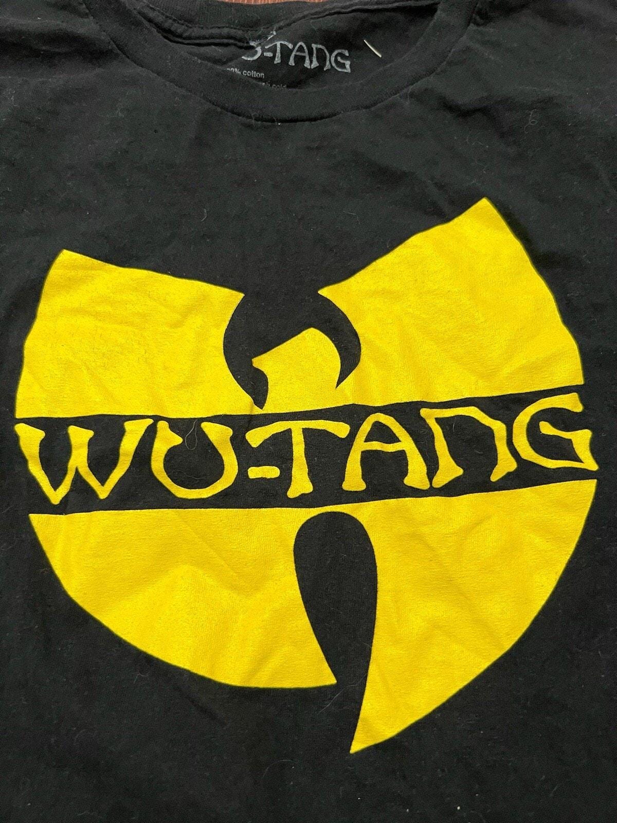 Wu Tang Clan Men's Black Classic Logo Hip Hop Rap Band T Wu Tang Clan Men's Black Classic Logo Hip Hop Rap Band T