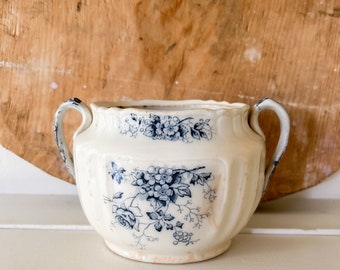 Antique English Sugar Bowl Vase