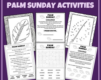 Palm Sunday Activities