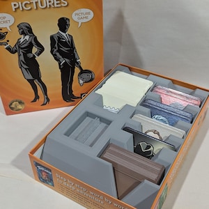Codenames Pictures Board Game Insert Organizer