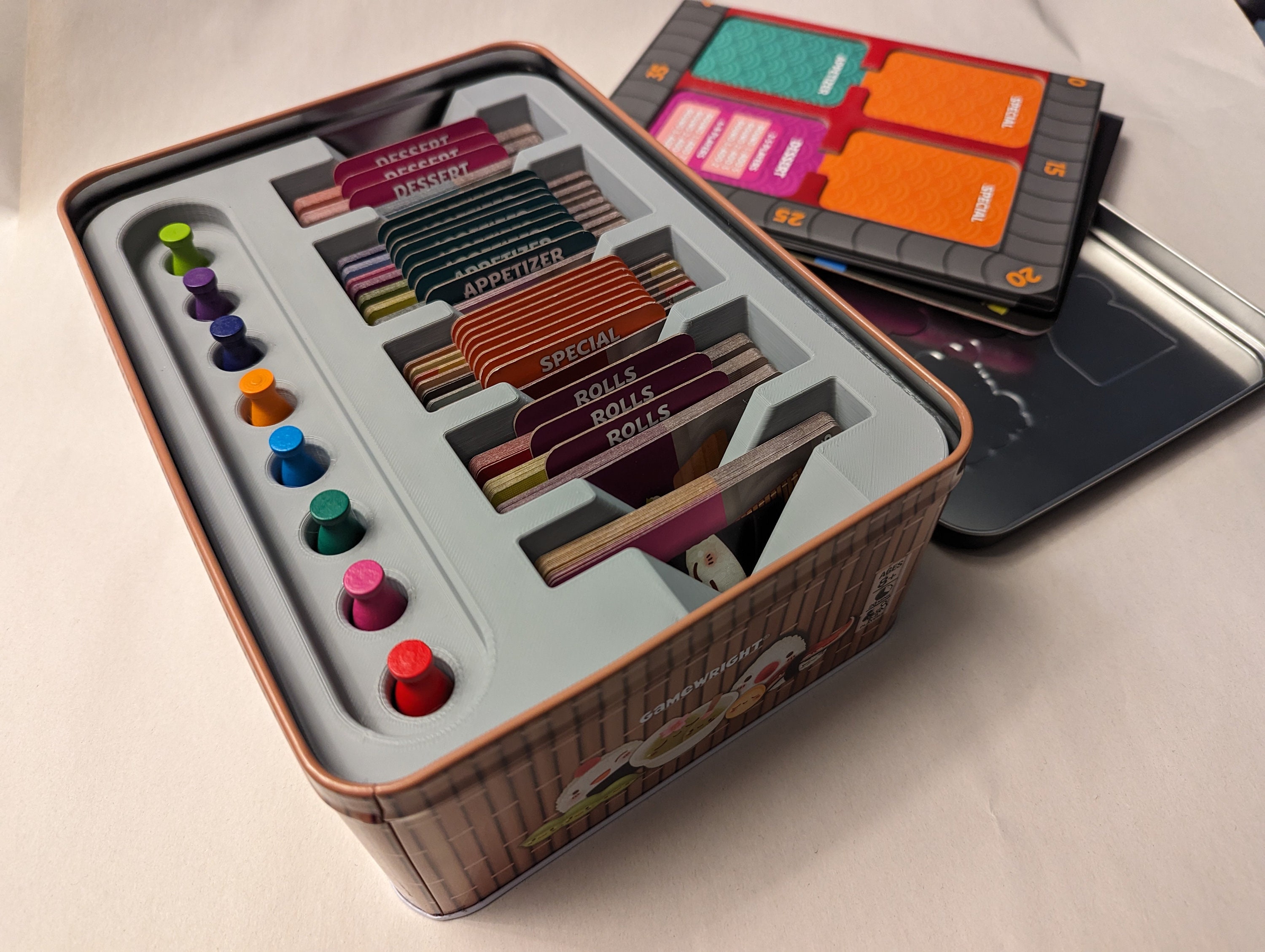 Sushi Go Party! Tin Organizer / Insert - Etsy