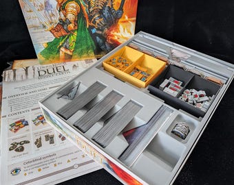Board Game Insert Organizer for Lord of the Rings Duel for Middle Earth + Expansions + Promos