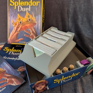 Insert Organizer for Splendor Duel Board Game + Counterfeiters Expansion