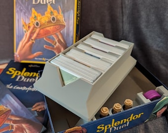 Insert Organizer for Splendor Duel Board Game + Counterfeiters Expansion