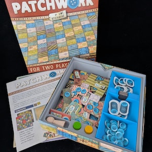 Patchwork Board Game Insert Organizer