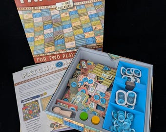 Patchwork Board Game Insert Organizer