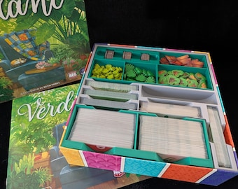 Board Game Insert Organizer for Verdant + Promos