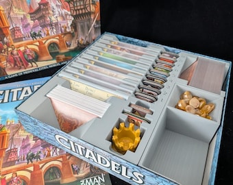 Citadels (2016 Version) Board Game Insert Organizer