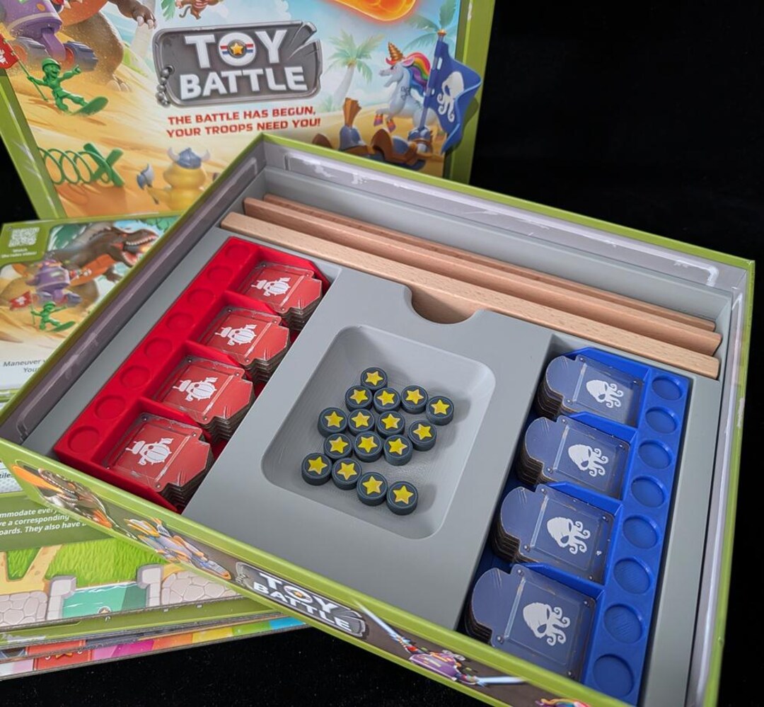Toy Battle Board Game Insert Organizer - Etsy