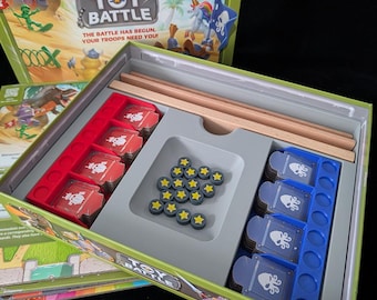 Toy Battle Board Game Insert Organizer