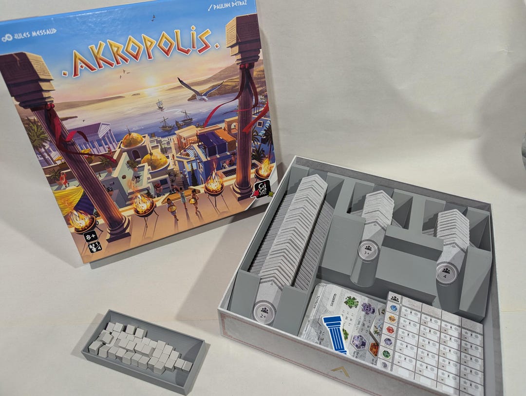 Akropolis Board Game Insert Organizer - Etsy
