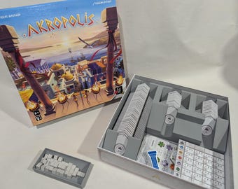 Akropolis Board Game Insert Organizer