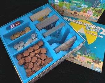 Machi Koro 2 Board Game Insert Organizer