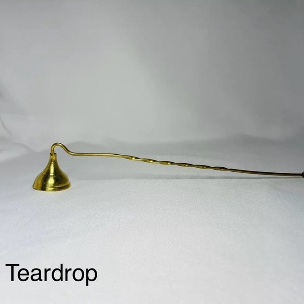 Simple Brass vintage Candle Snuffer 3 bell design options