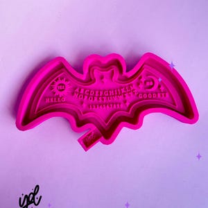 Ouija Bat Wax Melt Snap Bar Mold, Silicone Mould, 3D Master Mold, Make Your Own Scented Wax Melts, Resin Mold Design, Halloween Witch