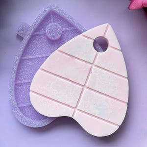 Planchette Snap Bar Wax Melt Silicone Mold, Witch Gift, Halloween Party Favors, Spooky Scented Wax Melt Making, Soap Mold