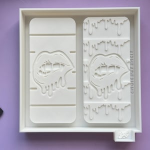 Bloody Goth Fangs Wax Melt Snap Bar Silicone Mould, Witchy Mold, Make Your Own Scented Wax Melts, Resin, Magical Melts