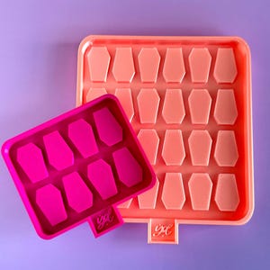 1&quot; Coffin Silicone Mold, 3D Printed Master Mold, Food Safe, Mould for resin, polymer clay Chocolate, Soap, Wax Melts, fondant Candy, Jewelry