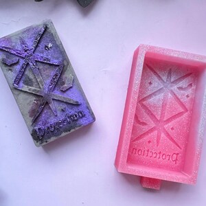 Rune Protection Spell Soap Bar Mold – Witchcraft Silicone Mold