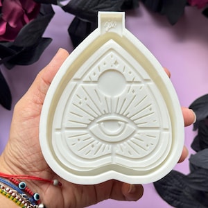 Planchette Wax Mold Melt Snap Bar Silicone Mould, Make Your Own Scented Wax Melts, Bat Moon Mold, Halloween Spooky Handmade