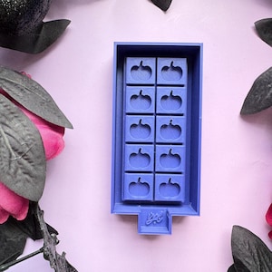 Pumpkin Wax Melt Snap Bar Silicone Mould, 3D Master Mold, Make Your Own Scented Wax Melts, Soap Mold Design, Autumn Fall Halloween Mold