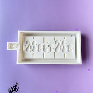 Melt Me Wax Melt Snap Bar Silicone Mould, Witchy Mold, Make Your Own Scented Wax Melts, Resin Mold Design, Magical Melt Me