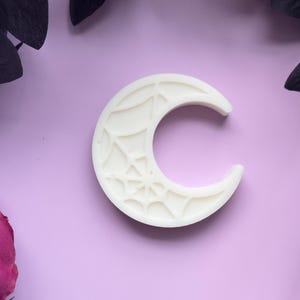 Moon Car Freshie Silicone Mould, 3D Master Mold, Soap Bar, Make Your Own Scented Wax Melts, Spooky Halloween, Spooky Web Wax Melt mold