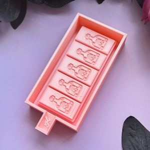 Skull Potion Bottles Silicone Mould, Make Your Own Scented Wax Melts, Spooky Funny Snap Bars, Chocolate Bars, Candy Bar Mold
