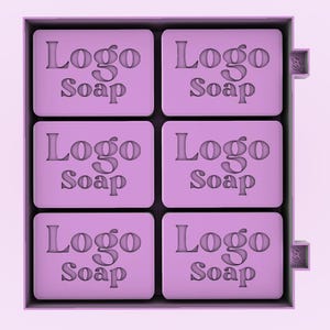 Custom Soap Bar Mold | Make Soap with Your LOGO or GRAPHIC, Branded Soap Mold, Home Soap Making,  Silicone Mold