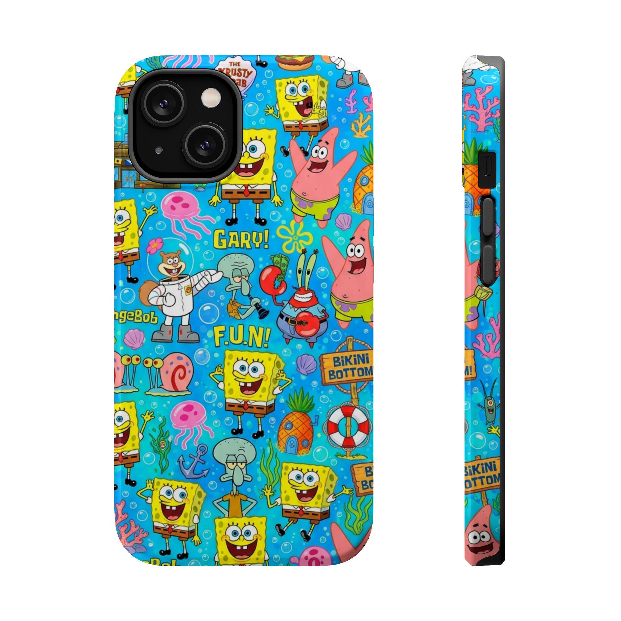 Spongebob phone case - Etsy 日本