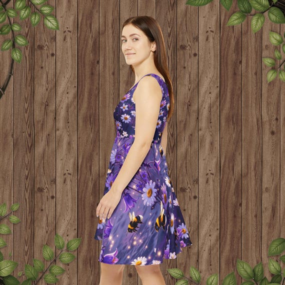 daisy print skater dress Fresh as a Daisy