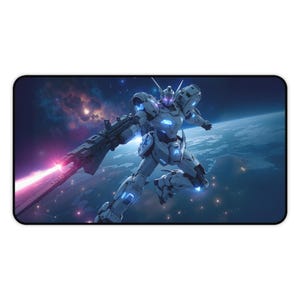 SFデスクマット、メカビームユニットプレイマット、MGカードゲームマット、ゲーミングマウスパッド、MSロボットスペースバトルマット、アニメ、デスクパッド