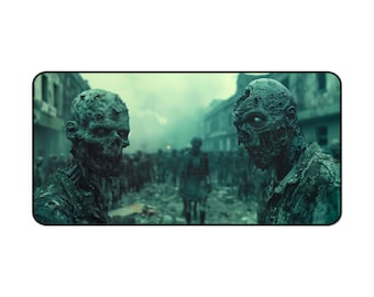 Zombuddies Zombie Gaming Desk Mat, Zombies, Undead, Magic Playmat, TCG Playmat, MTG Playmat, Tabletop Game RPG Play Mat, Gifts for Gamers