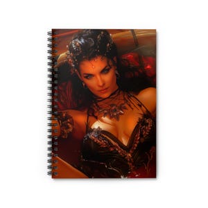 Countess Bathory Spiral Notebook - Ruled Line, Vampire Horror Notebook, Gothic Stationery, Creepy Journal, Dark Fantasy Diary, Halloween
