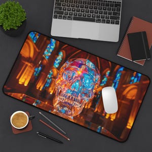 Crystal carp playmat/computer mat