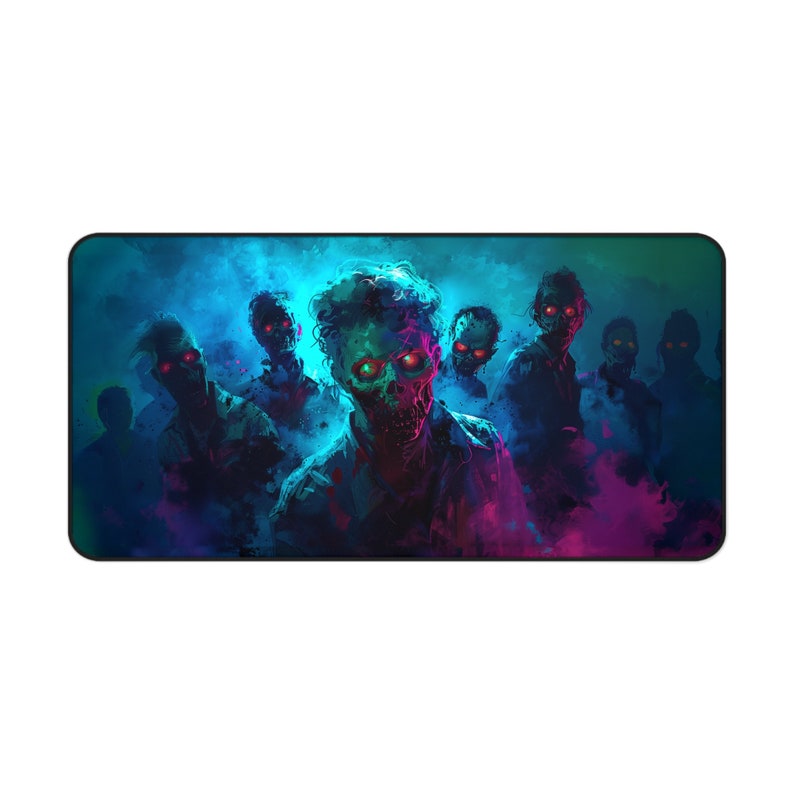The Eighties Never Die - Tapete de escritorio para juegos zombies, Undead, Magic, TCG Playmat, MTG Playmat, Tabletop Game RPG Play Mat, Regalos para jugadores imagen 3
