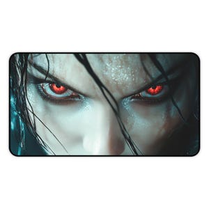 Tapete de juego de fantasía, tapete de escritorio para jugadores, Eyes of Fury Feral Beast Inside, Monster, tapete de juego, protector de mesa