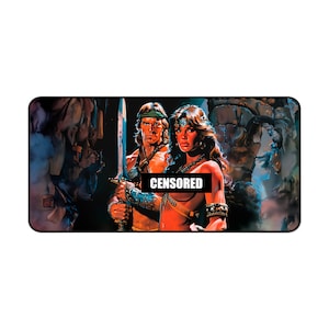 Tappetino da scrivania Deja Thoris Retro Fantasy Gaming, Magic, tappetino da gioco TCG, tappetino da gioco MTG, tappetino da gioco da tavolo RPG, maturo, regali per giocatori