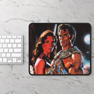 Tappetino per mouse da gioco fantascientifico e fantasy Martian Royalty, John Carter, Deja Thoris, regali per giocatori