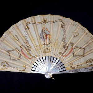 Antique Mother of Pearl Child’s Hand Fan