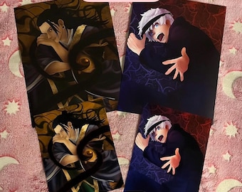 Gojo or Geto Manga Cover Redraw Print (8x10 11x14)