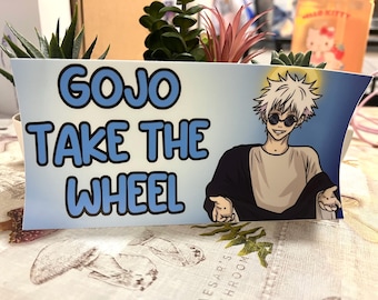Gojo Take the Wheel Bumper Sticker