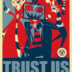 Hazbin Hotel Trust Us - Etsy