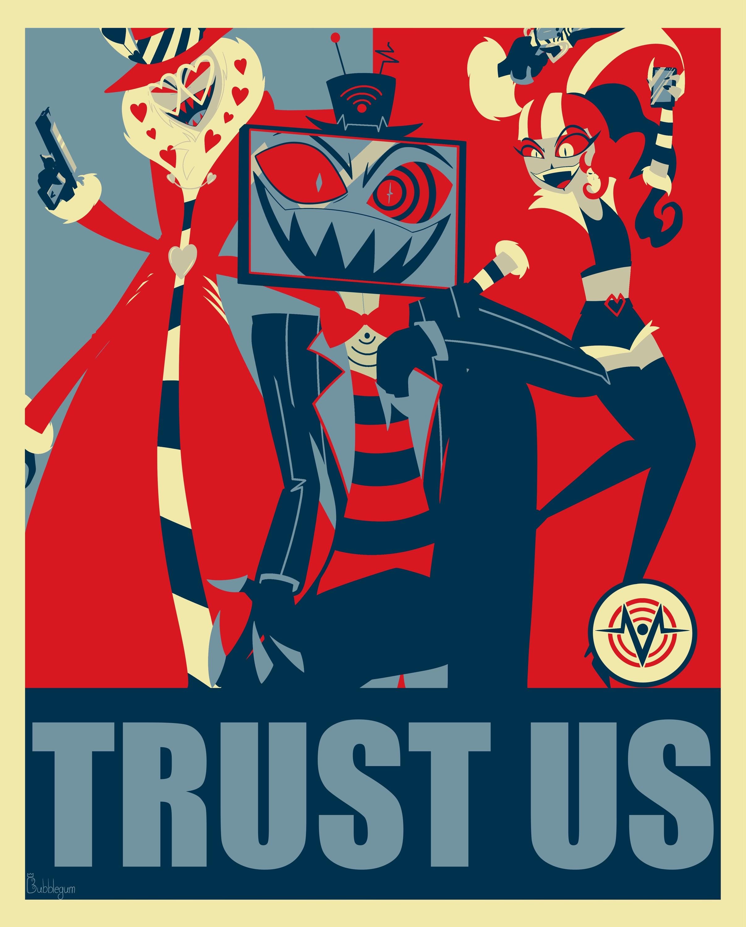 Valentino Poster Hazbin - Etsy