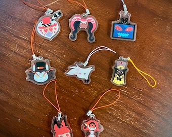 Hazbin Hotel Cellphone Charms