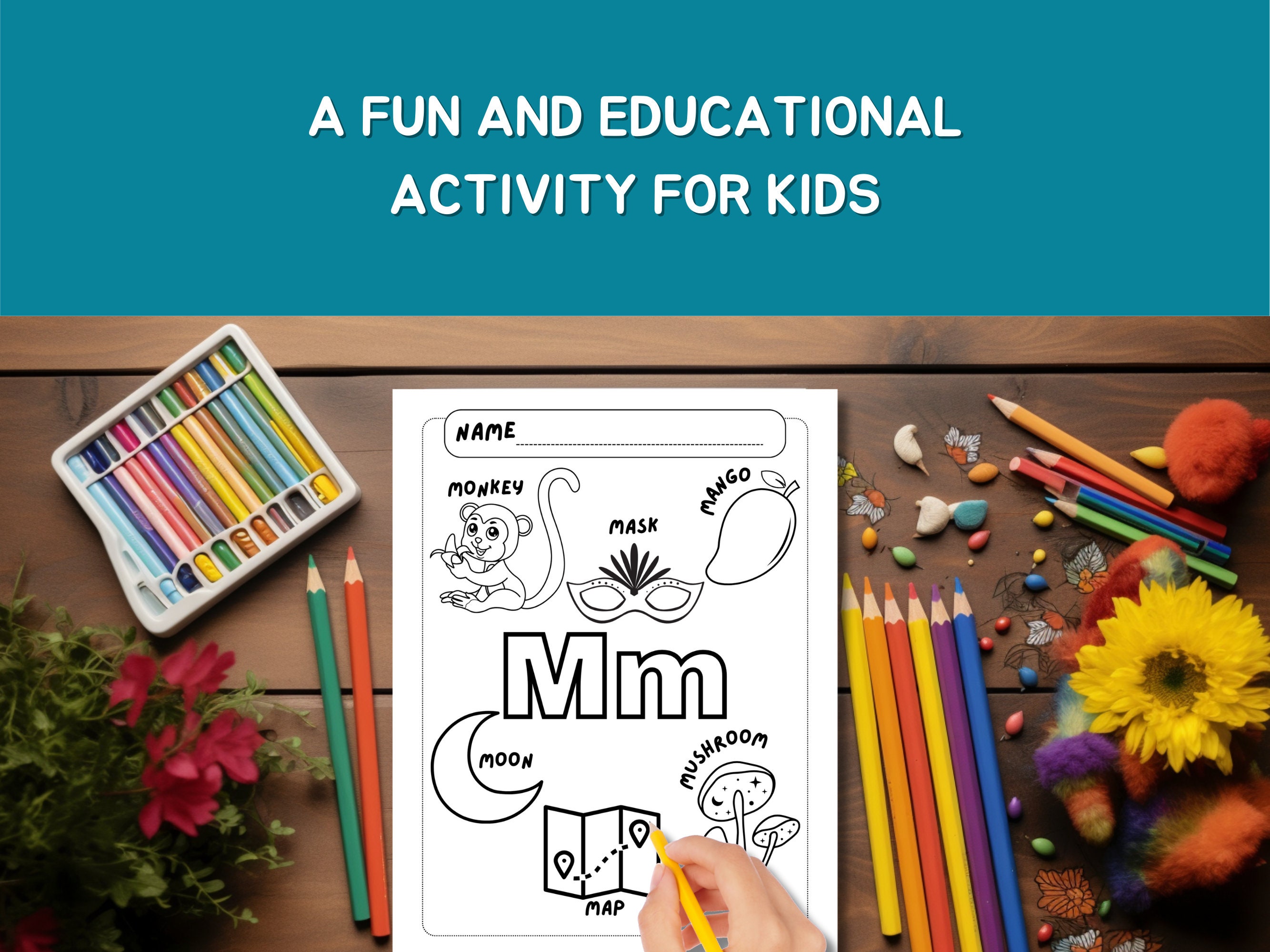 Alphabet Coloring Pages, Preschool Coloring Pages, Educational ABC