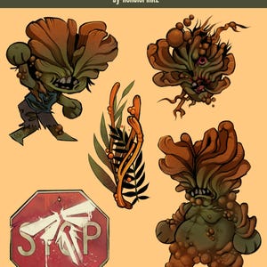 PREORDER: Infected Sticker Sheet