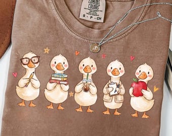 Teacher Goose Shirt, Comfort Colors® Tee & Sweatshirt, Funny Teacher Gift, Back To School Shirt, Goose Teacher Tee, Elementary Teacher Gift