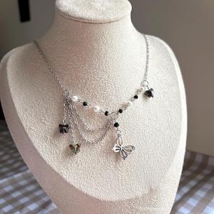 Twilight Butterfly chain necklace
