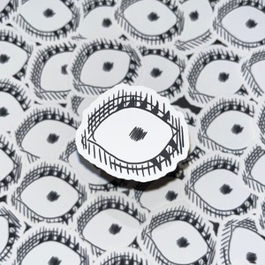 Eye vinyl sticker